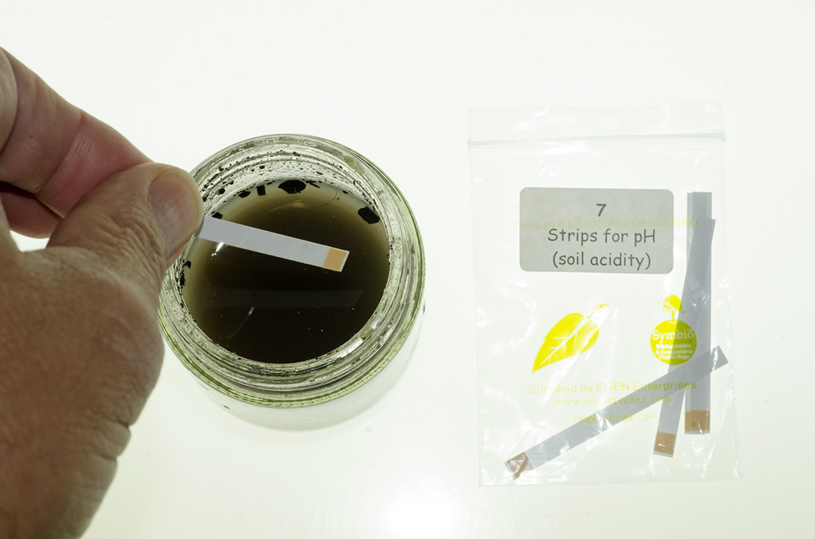 Soil pH testing