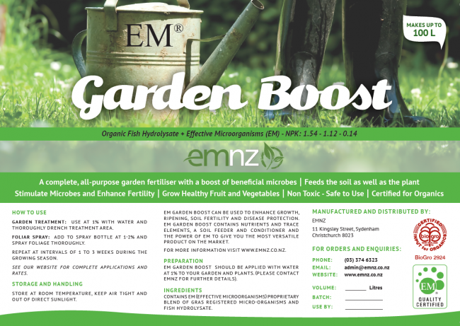 EM Garden Boost - 1 litre